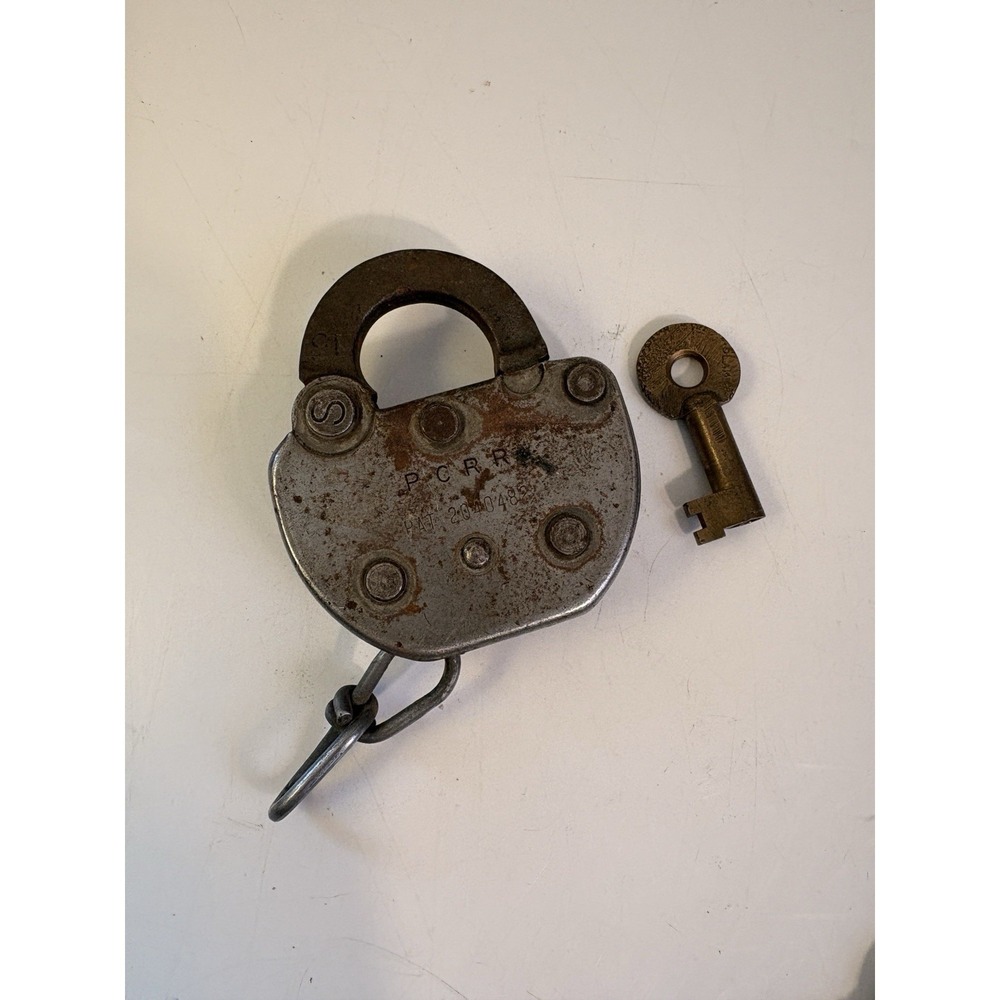 L&N RR Padlock Patent 2040482 Collectible Railroad Lock Vintage Railway Hardware - Picture 2 of 7
